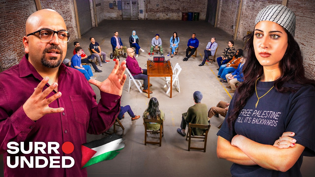 Debating Resistance: 20 Protesters vs 1 Palestinian (ft. Ahmed Fouad Alkhatib) | Surrounded