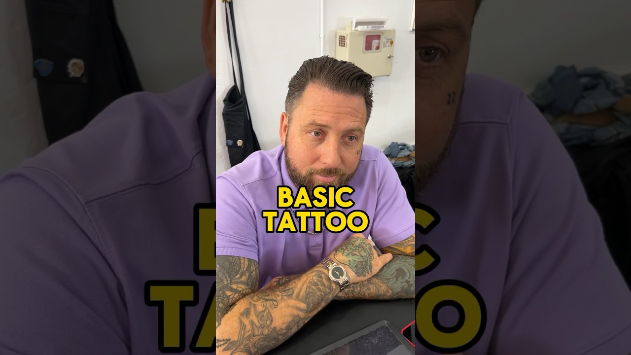 Татуировщики тоже умеют делать простые татуировки! #тату #татусалон #sandiegotattoo #татуюмор