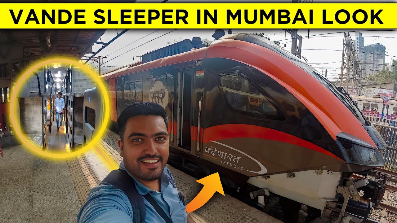 Vande Bharat Sleeper Train Comes to Mumbai || EXCLUSIVE INSIDE LOOK || वंदे भारत स्लीपर ट्रेन