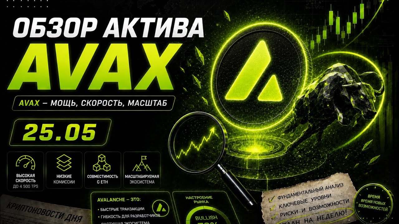 🚨 AVAX ГОТОВИТ ВЗРЫВ? Главный обзор Avalanche перед движением!