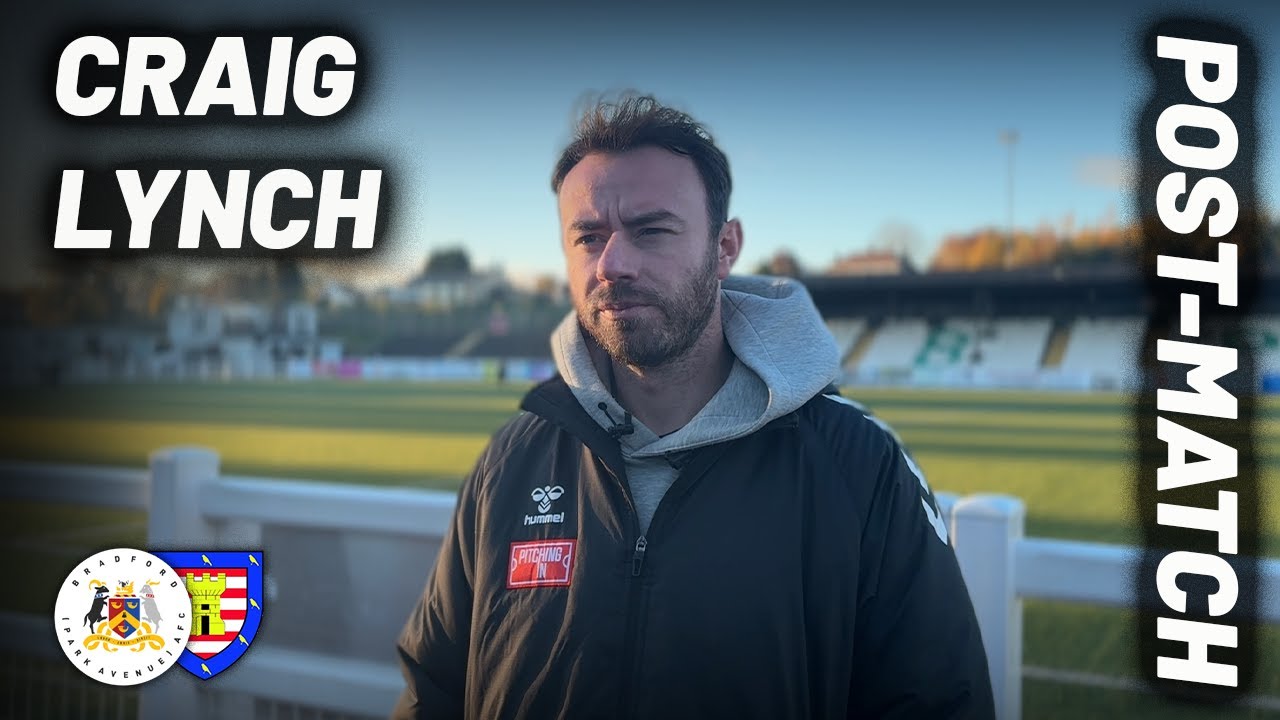 🗣️ Craig Lynch Talks Bradford Park Avenue Penalty Shootout Defeat