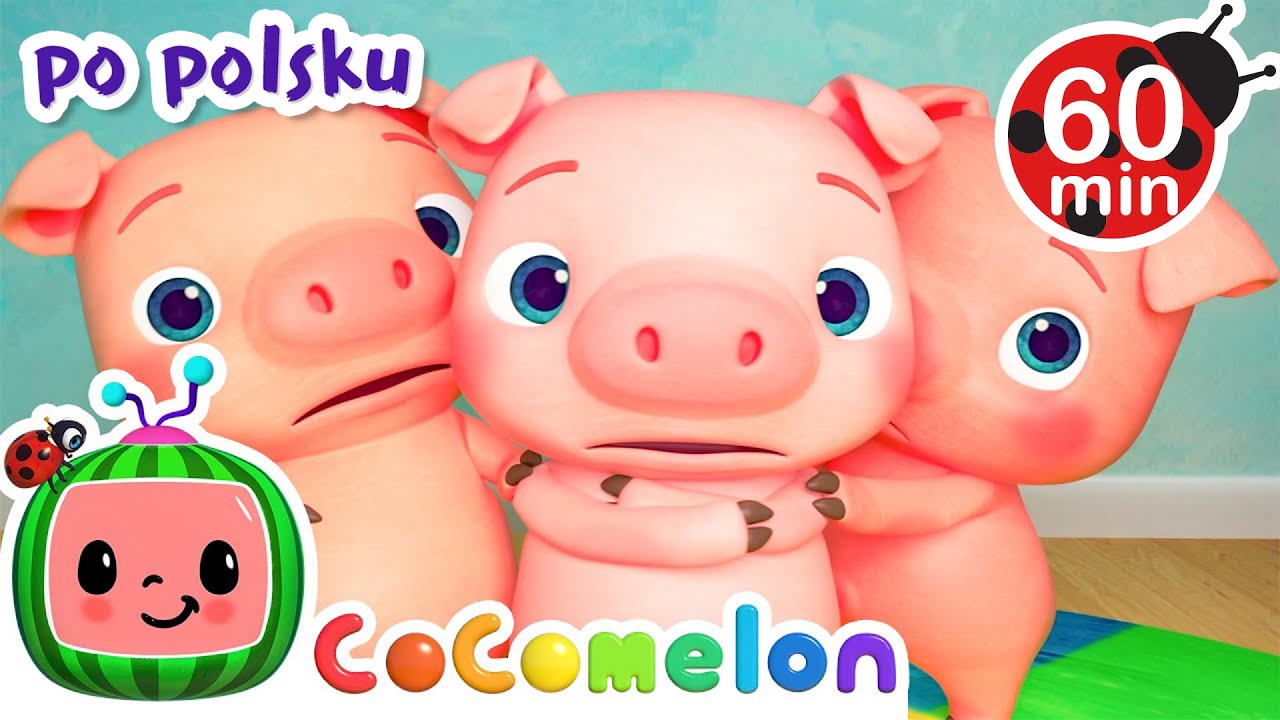 Trzy małe świnki | Cocomelon 🍉 Bajki i piosenki dla dzieci po polsku
