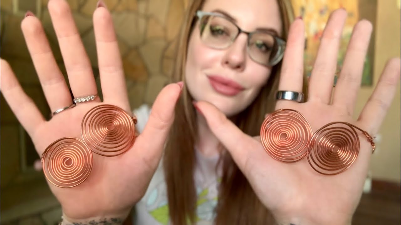 ASMR Copper Spiral Reiki 🌀 Gratitude Healing and String Pulling
