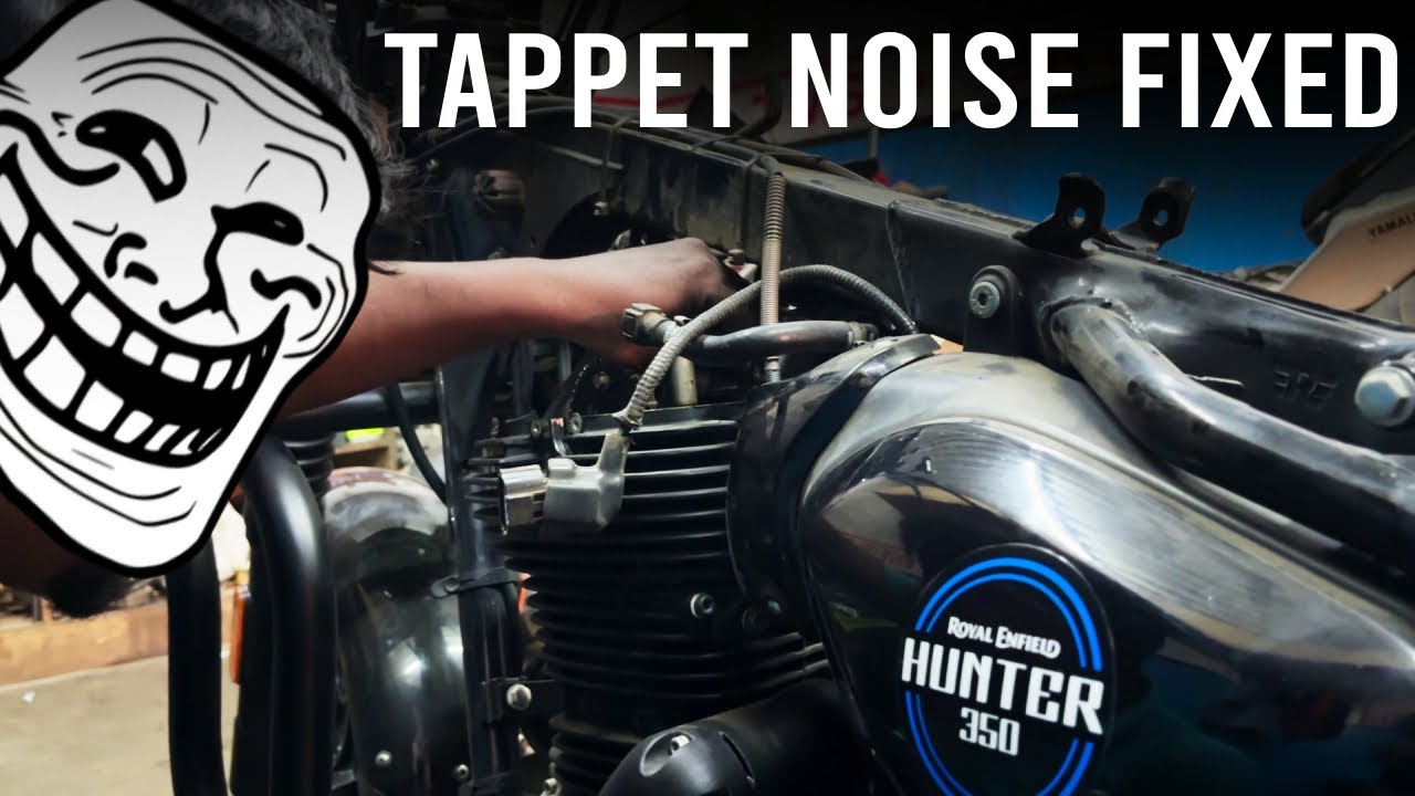 HUNTER 350 Tappet Noise Fixed 🔥 | How to Fix Tappet Noise in Royal Enfield Hunter 350 | Triaro