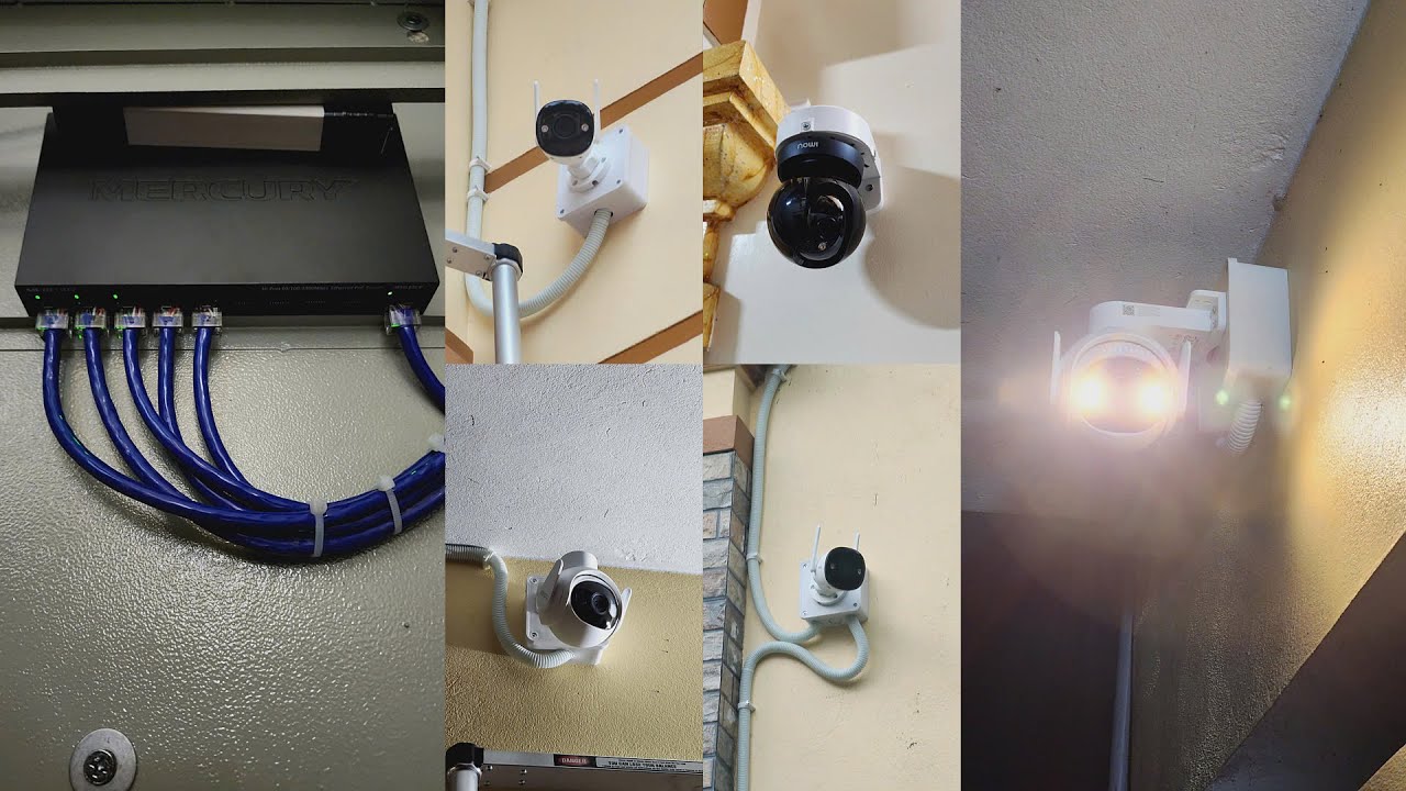 LẮP 04 CAMERA Imou Chạy Poe Tại Tỉnh Vĩnh Phúc & Setup lại toàn bộ Mạng Lan + Trạm Wifi cho nhà