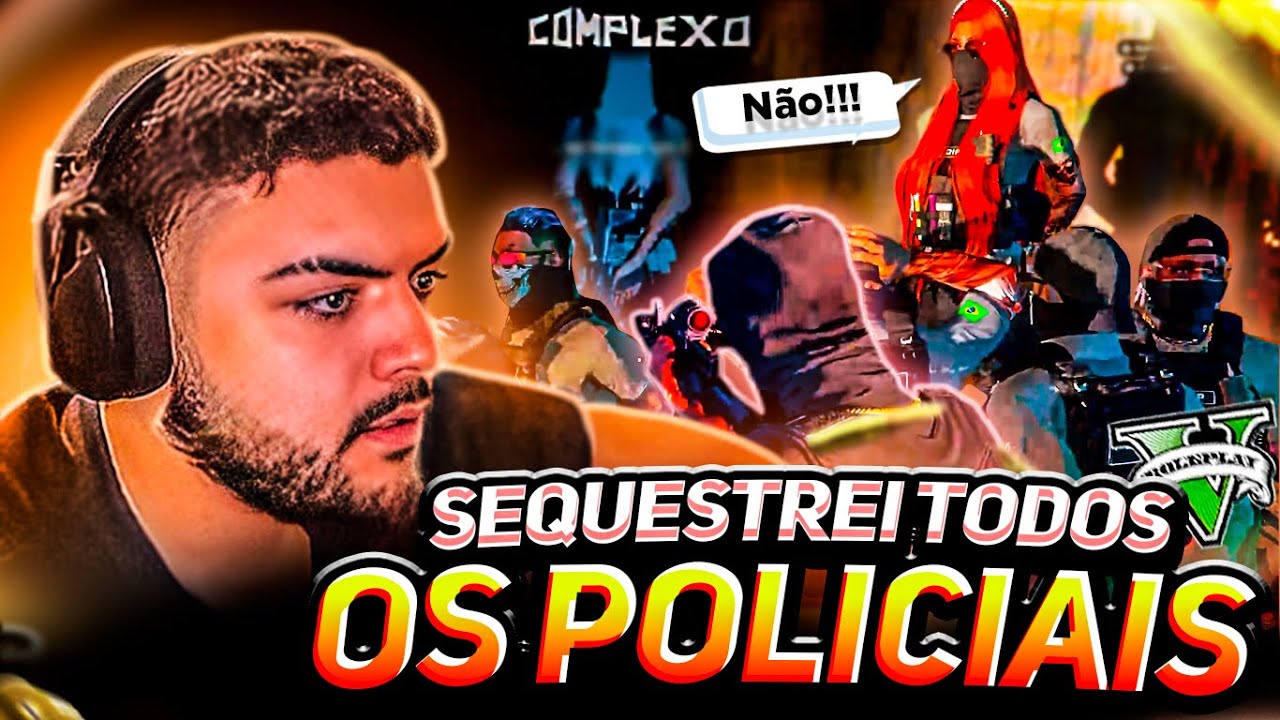 SEQUESTRAMOS TODOS OS POLICIAIS NO GTA RP!