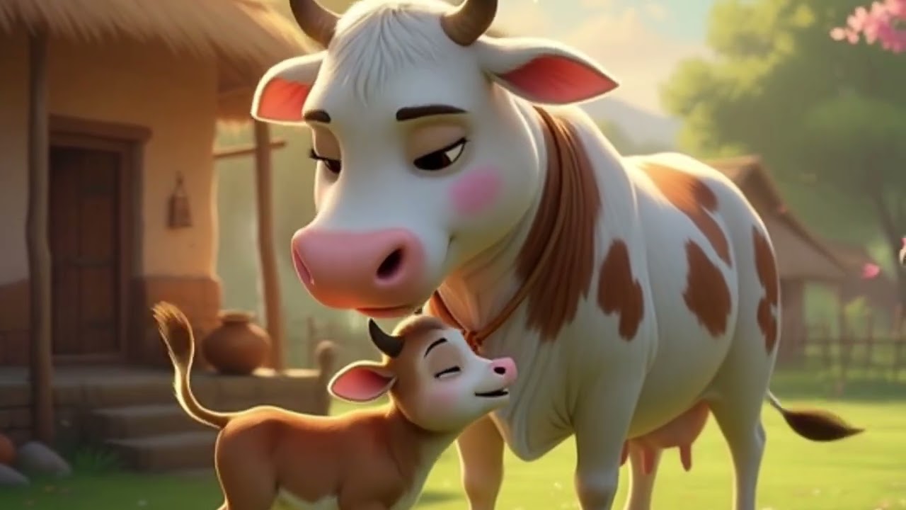 गाय और बछड़े की अनोखी कहानी #cow #viral #calf #animals  #youtube 