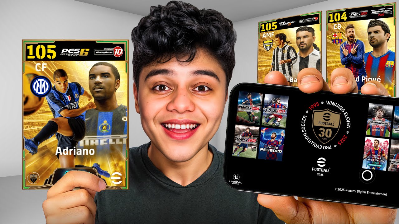 فجرت بكدج ادريانو وصدمني قوه التسديد😱🔥وتحديث واحداث اسطوريه Efootball2025