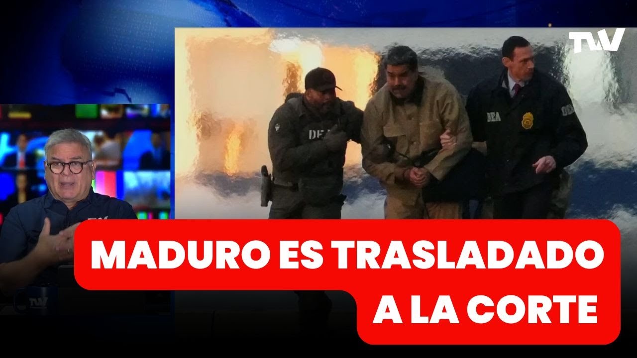 MADURO ES TRASLADADO A LA CORTE DE NUEVA YORK | Operativo especial "MADURO CAPTURADO"