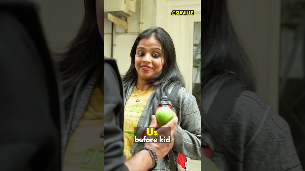 Before kids / After Kids 😅 #relatable #funny #couple #asiavillemalayalam #ytshorts