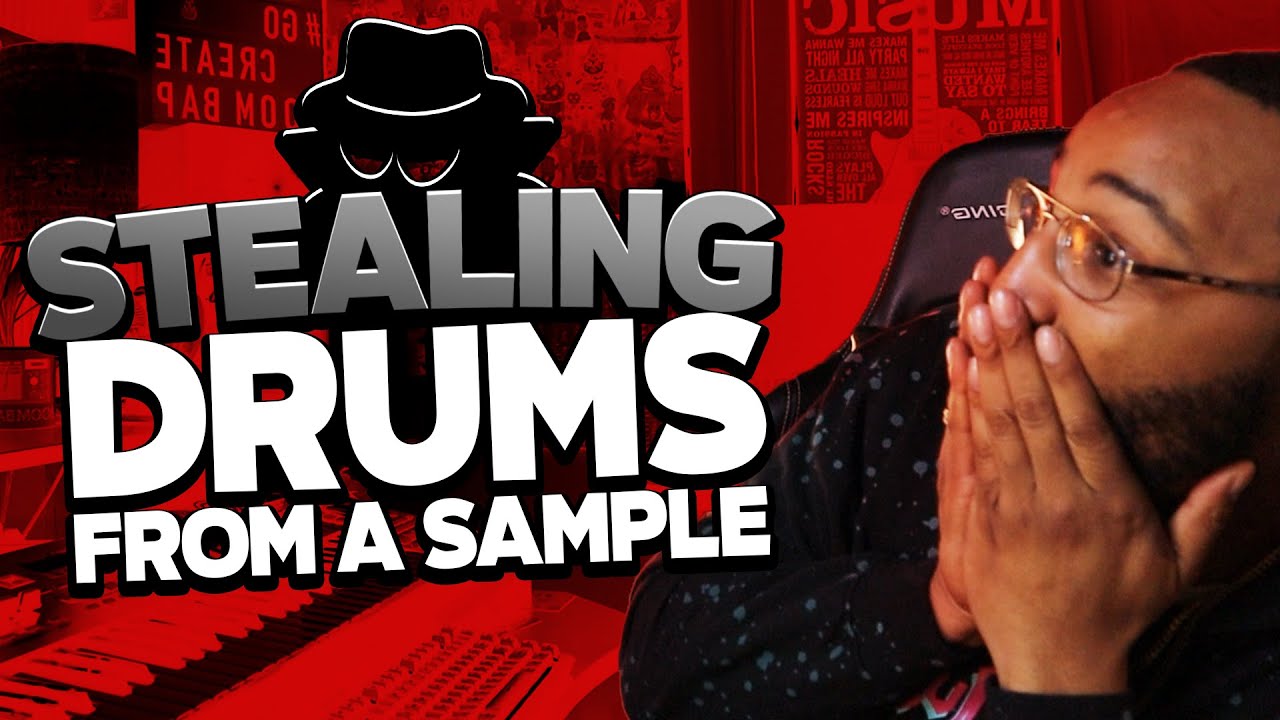 stealing drums from samples!! (making a boom bap hip hop beat)