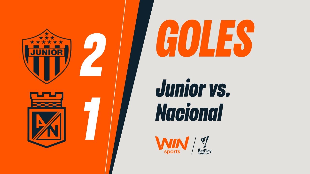 Junior vs. Nacional (goles) | Liga BetPlay Dimayor 2025-2 | Fecha 20