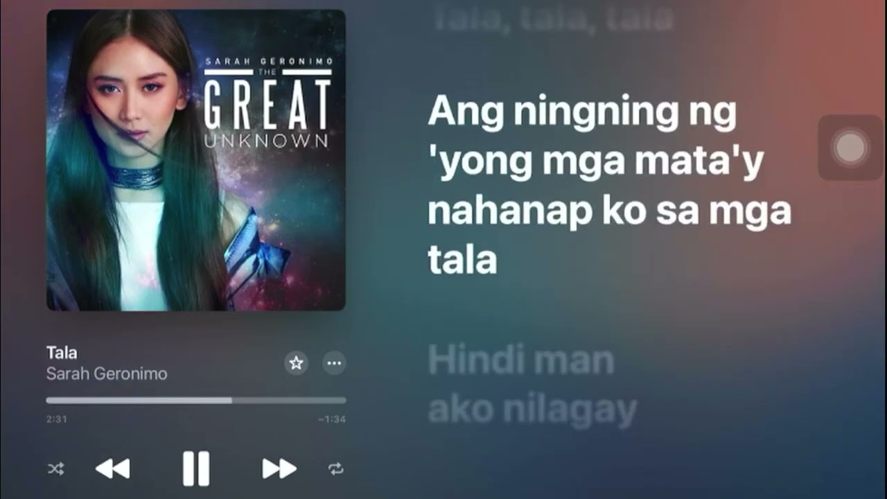 Tala - Sarah Geronimo (Minus One with Backup Vocals by Joshie)