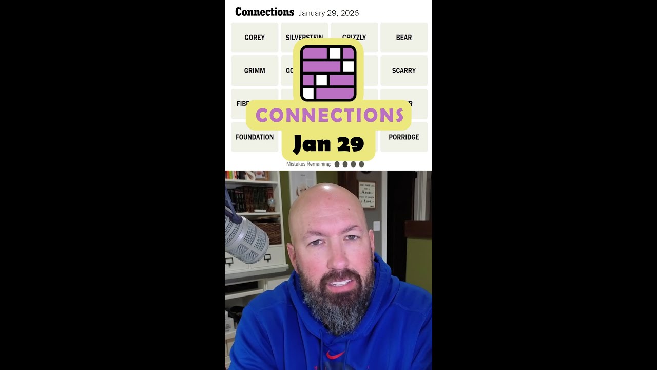 NYT Connections - Jan 29