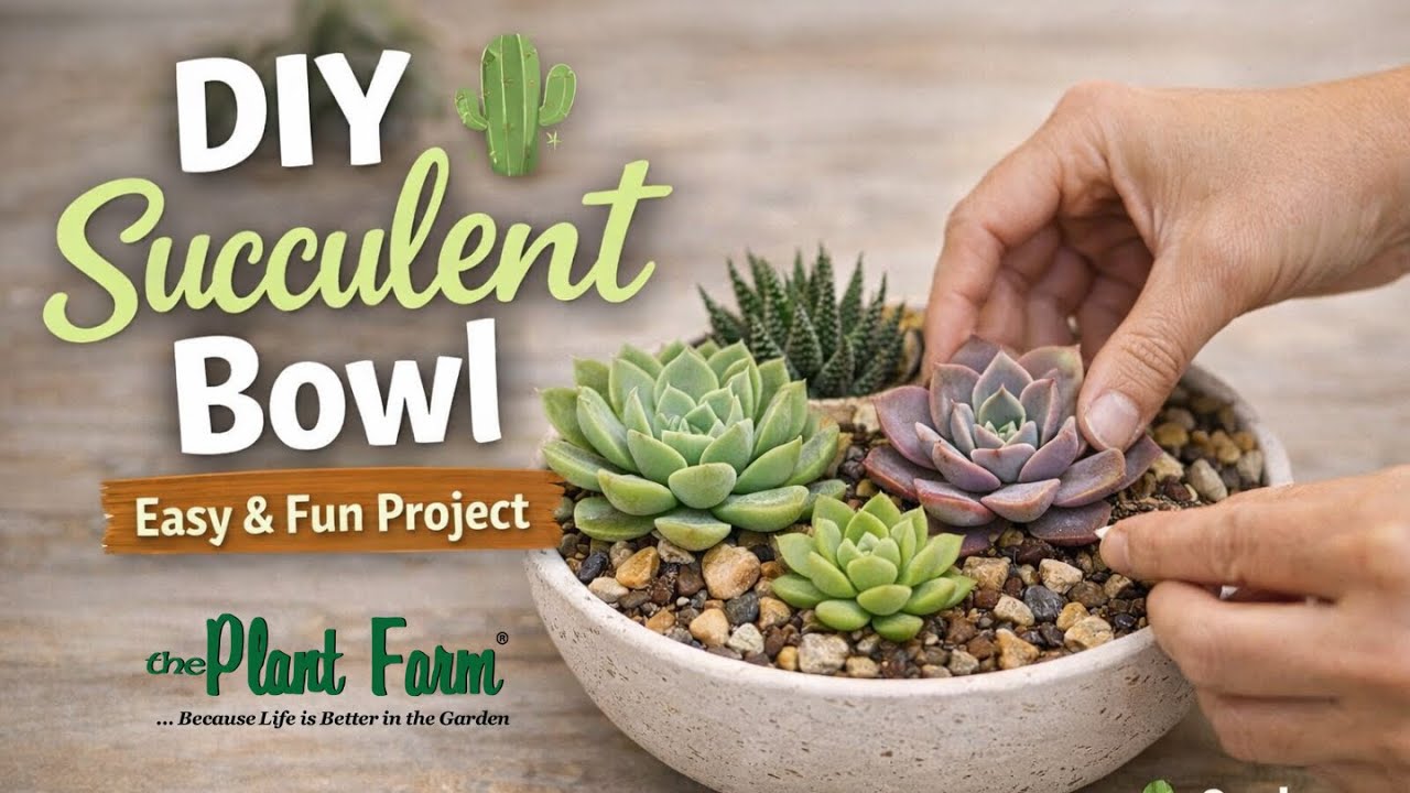 How To Make A Succulent Bowl DIY - The Plant Farm®