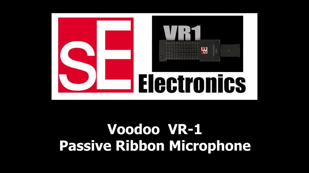 How to get great guitar tones - sE Electronics VR-1  ribbon mic