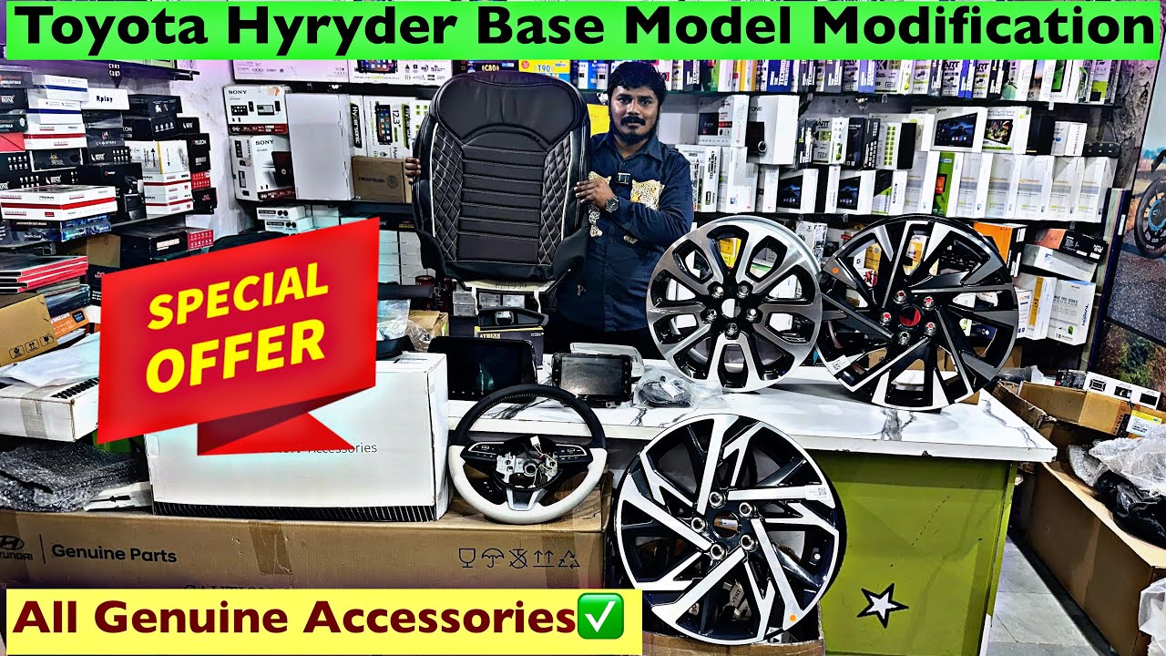 Toyota Hyryder E with All Genuine Accessories✅ Toyota Hyryder Modification✅