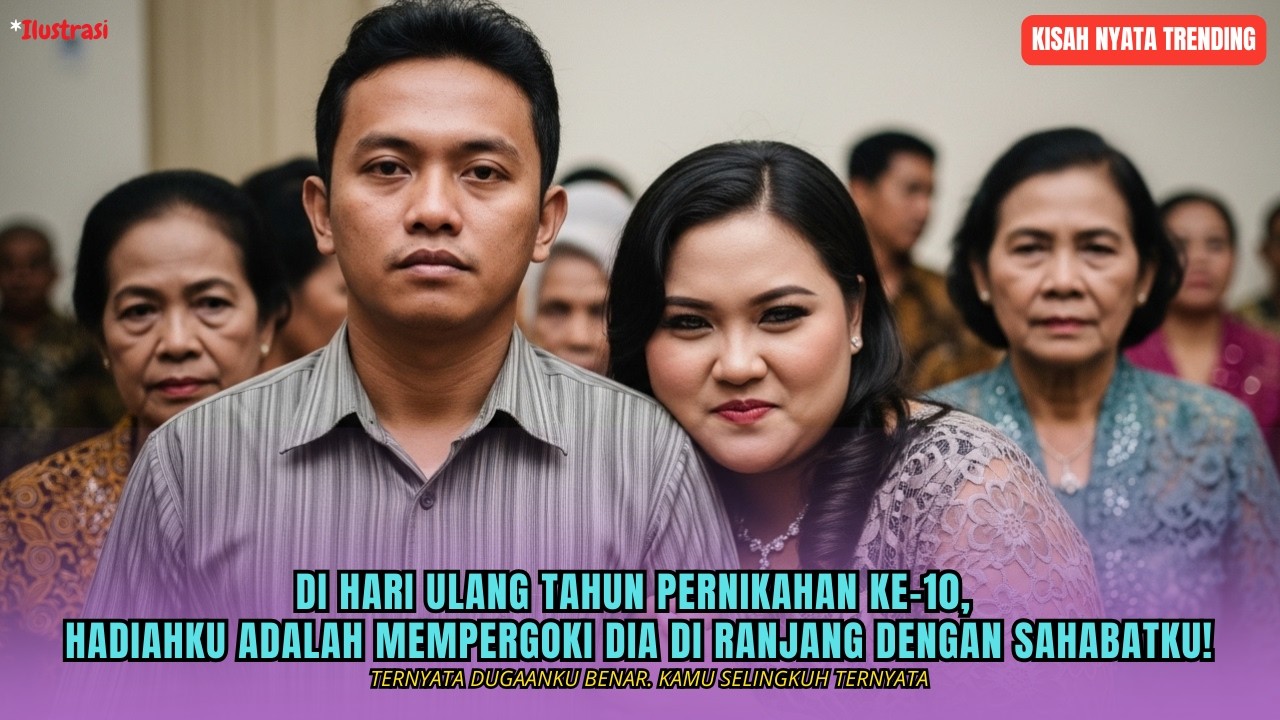 DI HARI ULANG TAHUN PERNIKAHAN KE-10, HADIAHKU ADALAH MEMPERGOKI DIA DI RANJANG DENGAN SAHABATKU!