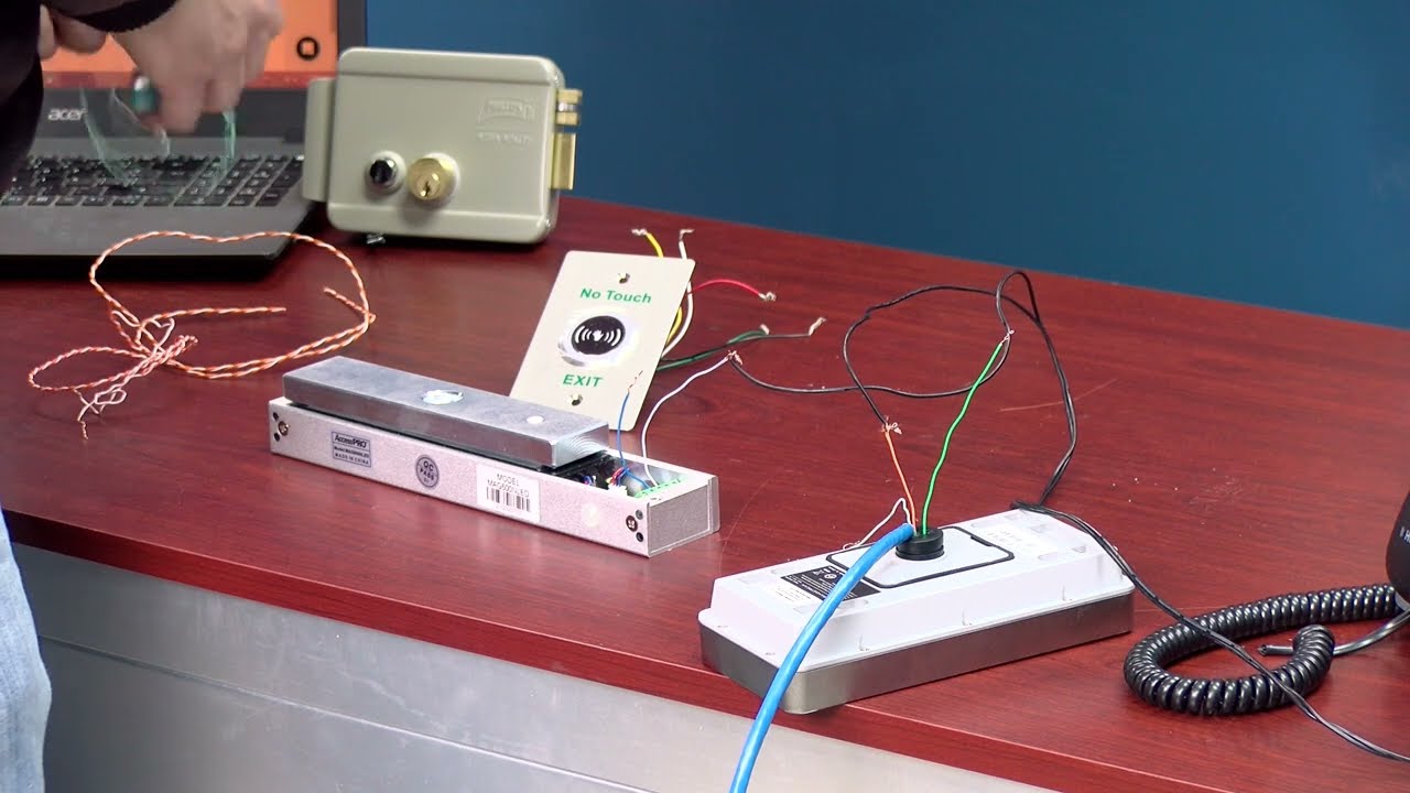 Grandstream - Conexión de chapa Eléctrica y Magnética con Botón no Touch en Porteros y Videoporteros