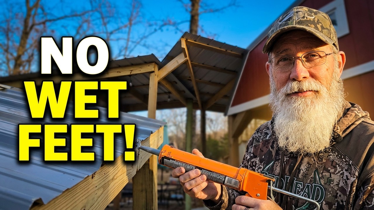 No More Wet Feet! Finishing Our Off-Grid Covered Walkway