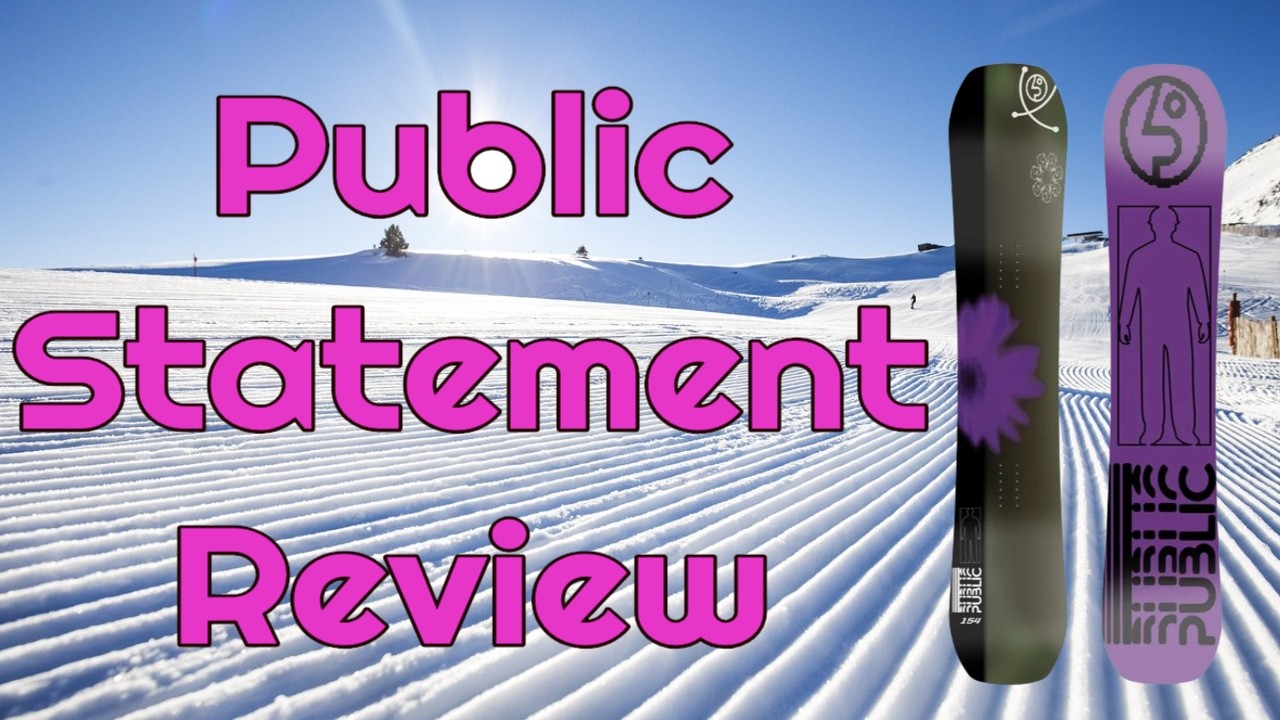 The 2025 Public Statement Snowboard Review