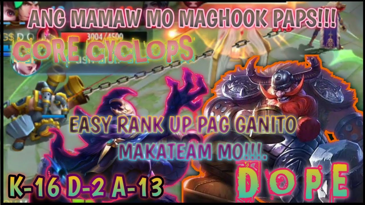 ANOTHER GODLY FRANCO! I am forced to become the carry!!! CYCLOPS GAMEPLAY (Road to MYTHIC) | MLBB