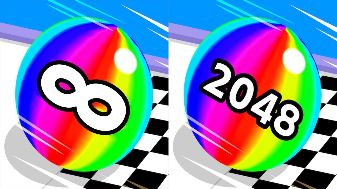 Ball Run 2048 Infinity VS Ball Run 2048 - All Levels Gameplay Android iOS Ep 1