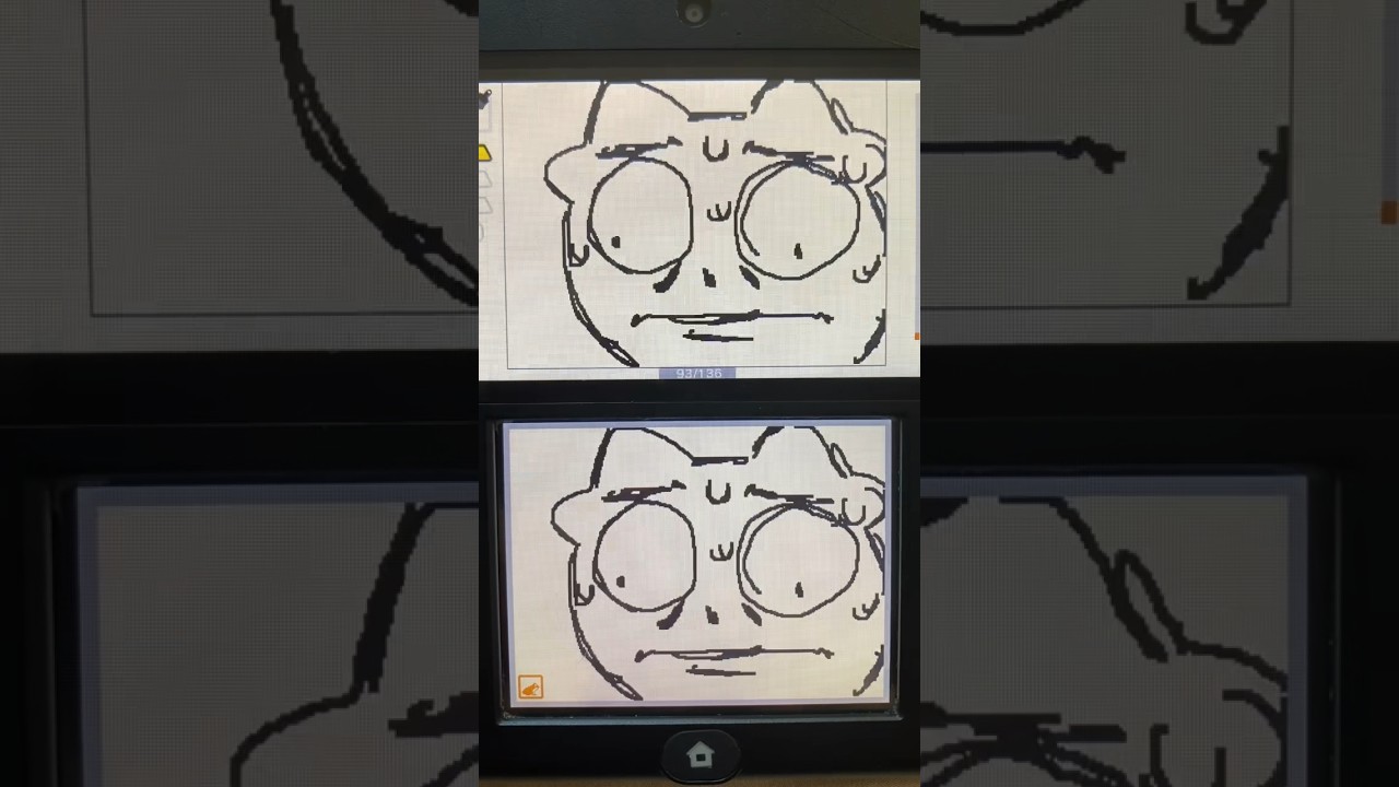 Okay it&rsquo;s got a little kick .. 😰 #flipnote #flipnotes #animations #animation