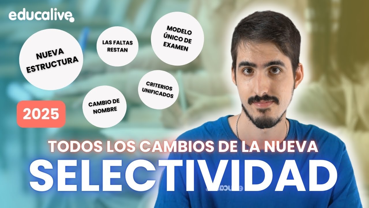 NUEVA SELECTIVIDAD en 2025: Todos los CAMBIOS