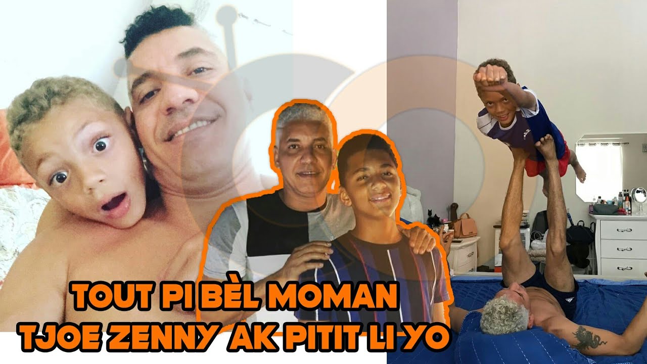 Tout pi bèl moman Tjoe Zenny yo avèk pitit li yo ❤