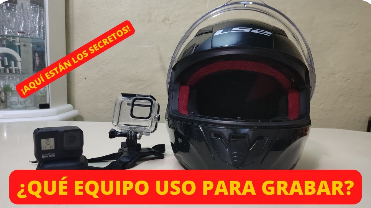 EQUIPO PARA GRABAR UN MOTOVLOG | GO PRO HERO 8 BLACK | CASCO LS2 RAPID| MASSIOSARE | 2022