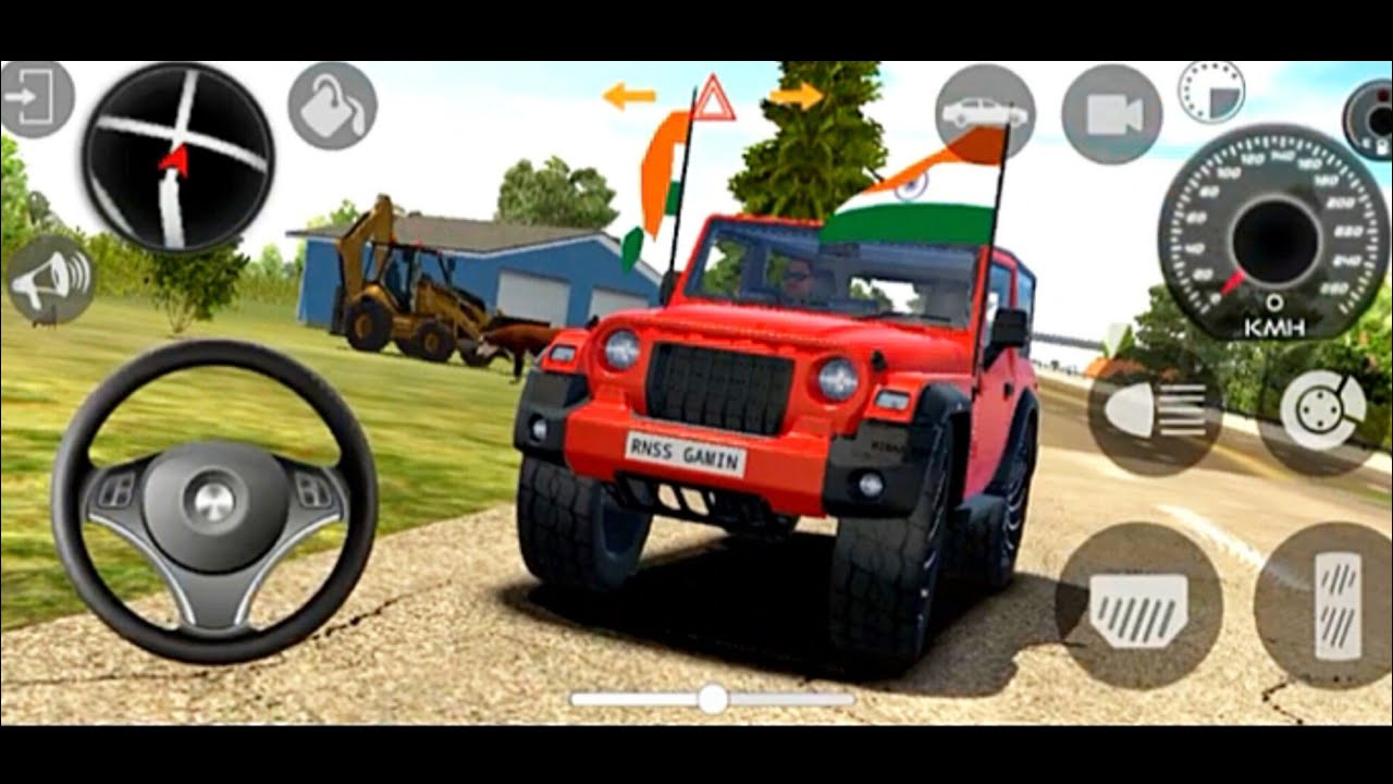 Indian Cars Simulator 3D | Modified Mahindra Thar Gameplay | Realistic Offroad Drive | Android Game 