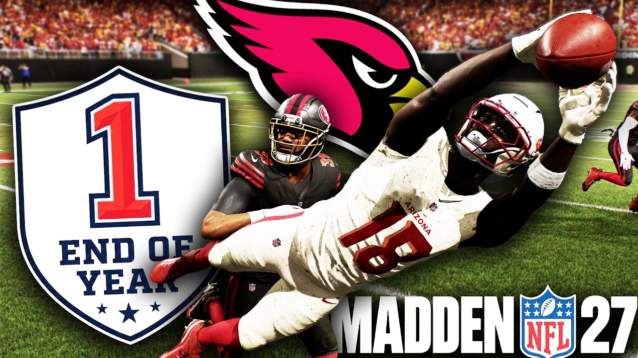Конец 1-го сезона! Карьера за Arizona Cardinals в Madden 27