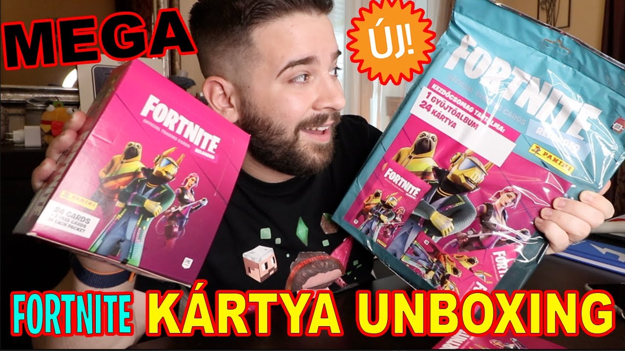 ÚJ FORTNITE KÁRTYA UNBOXING | TÁNCOLÓS és VILÁGÍTÓS kártyák | DAGI CSOMAG 😂