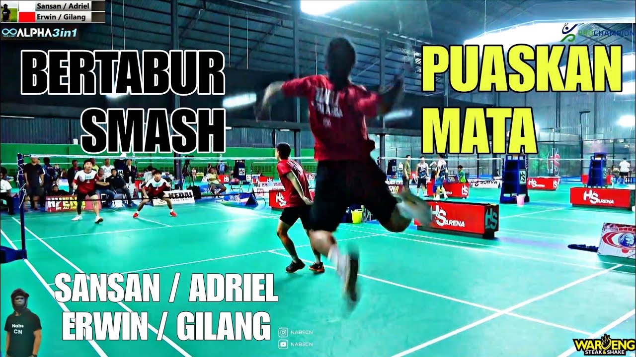 Pertarungan Bertabur SMASH ! Anak Didik Marcus Gideon vs RAJA TARKAM JAWA TIMUR🔥