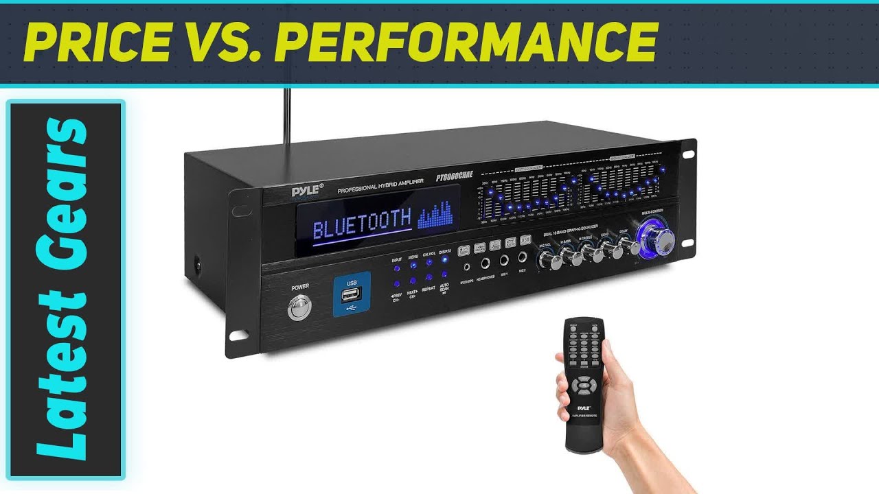 Unleashing Power: Pyle 6-Channel Bluetooth Hybrid Home Amplifier Review