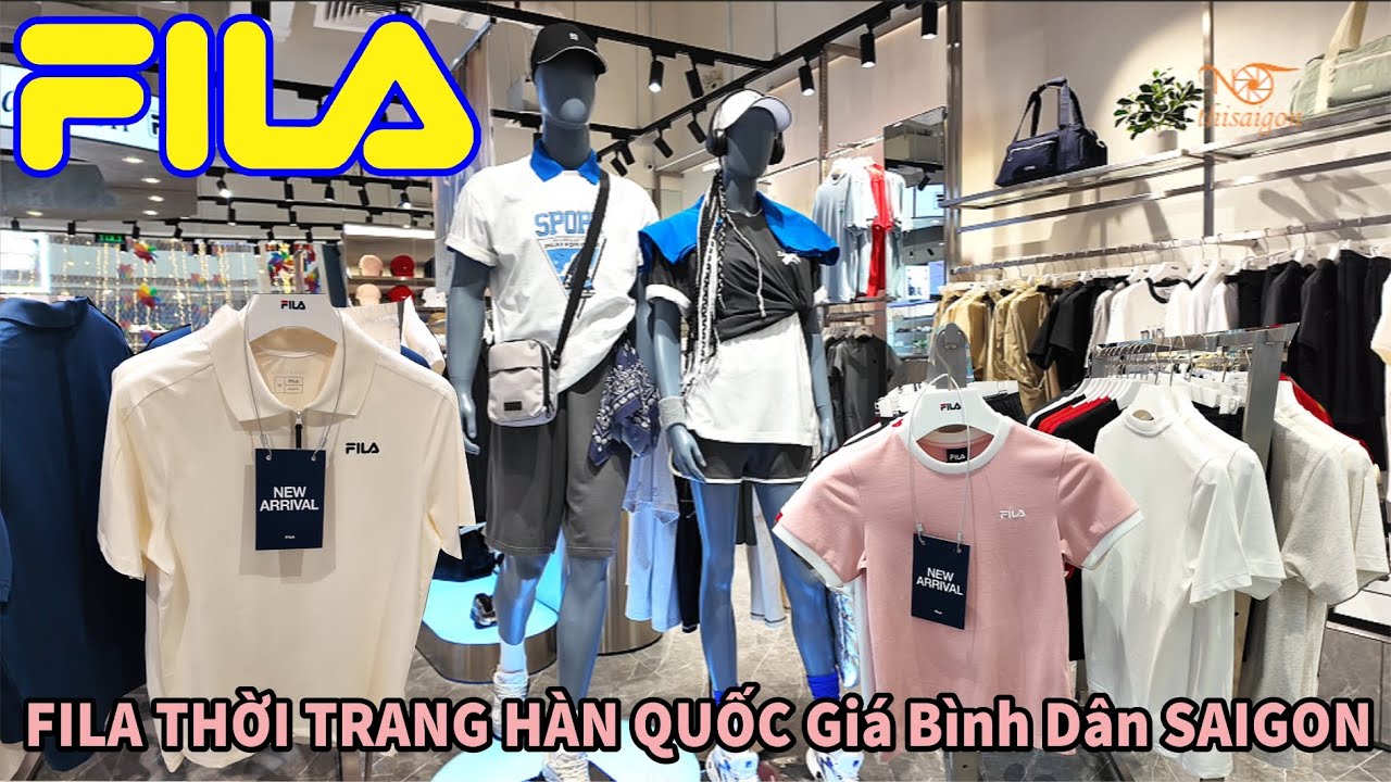 FILA THỜI TRANG HÀN QUỐC Quần Áo Giày Dép Hàng Hiệu Giá Bình Dân Tại SAIGON || thisaigon