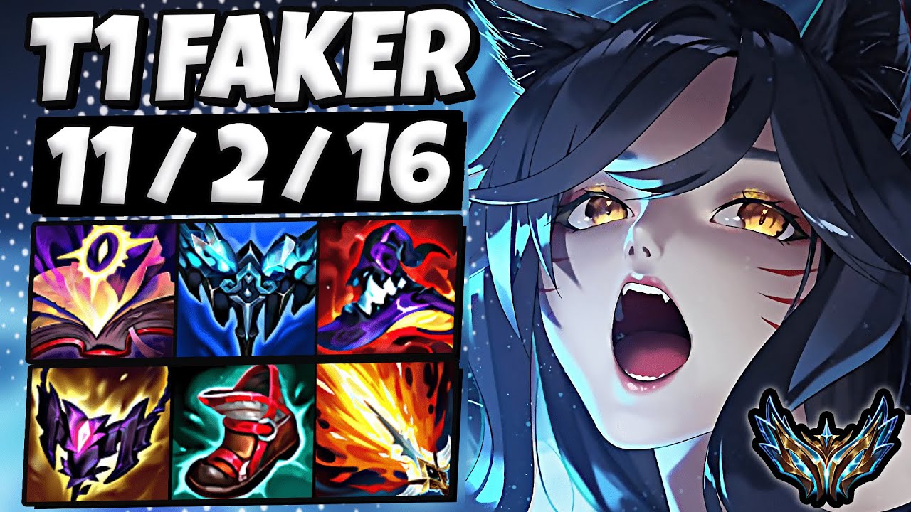 T1 Faker Ahri vs Yasuo [ MID ] Lol Korea Challenger Patch 13.8 ✅