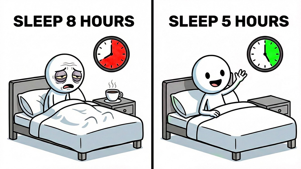 How to Sleep So Little It Feels Like Cheating (wake up energized on 5 hours)