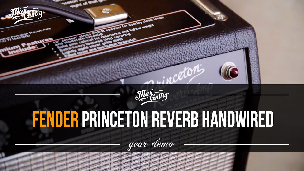 Fender Princeton Reverb 64 Custom Handwired demo with '52 Custom Shop Tele