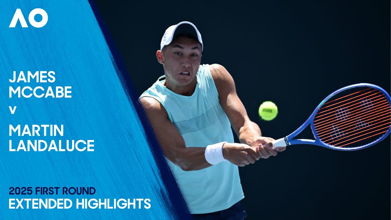 James McCabe v Martin Landaluce Extended Highlights | Australian Open 2025 First Round