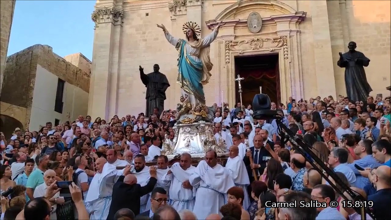 St Mary's Feast of Victoria Gozo 15 8 19