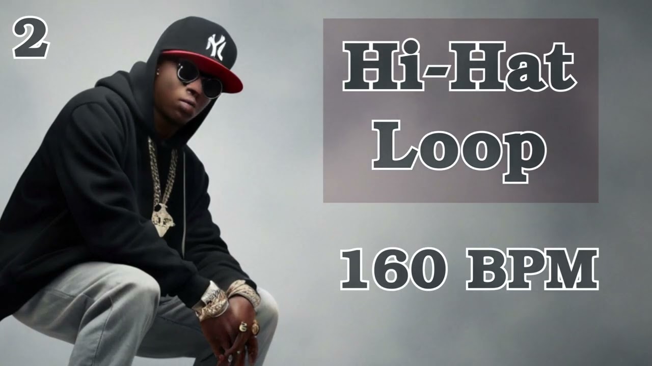 [FREE HI-HAT LOOP] 160 BPM Hip Hop 2 - Free Drums, Samples, Loops, One Shots, Presets