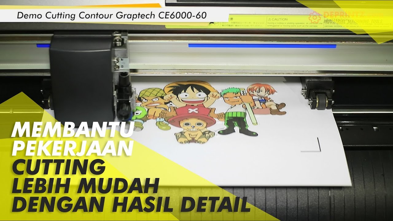 INI DIA!!! Belajar Cutting Contour Dengan MESIN GRAPTHEC CE6000 – 60