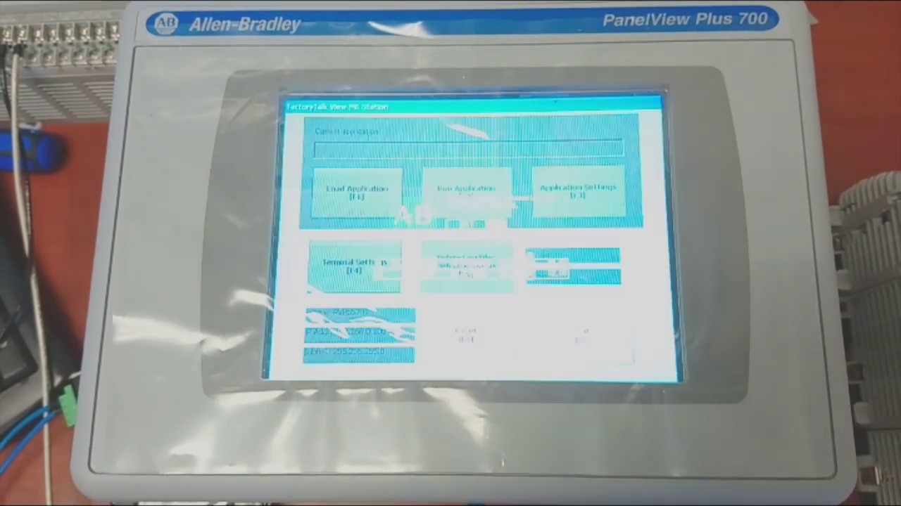 PanelView Plus 700 Как перейти в режим конфигурации HMI