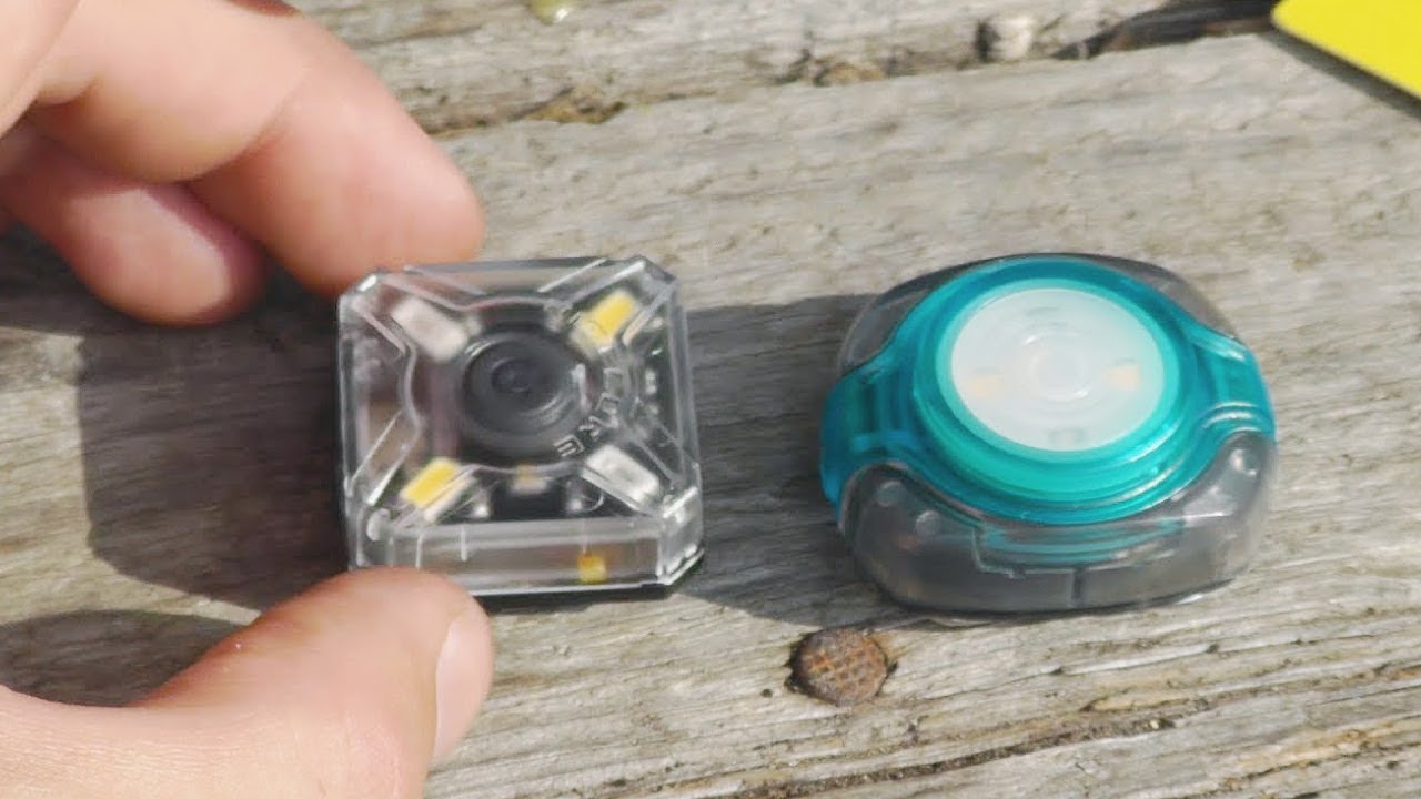 Маленький налобный фонарь Nitecore NU05, сравнение с Fenix HL05