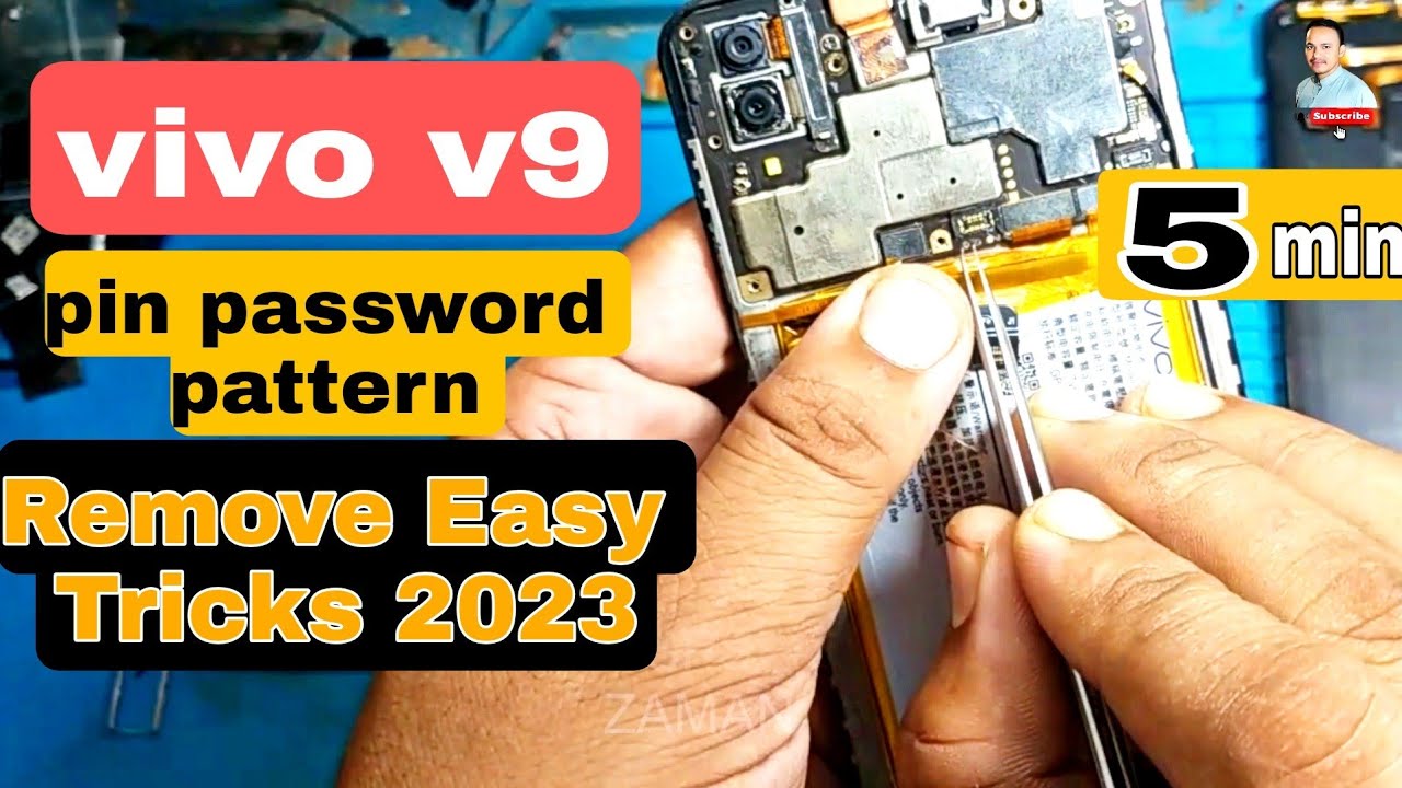 Vivo V9 Pattern lock, Password, Pinlock remove 100%