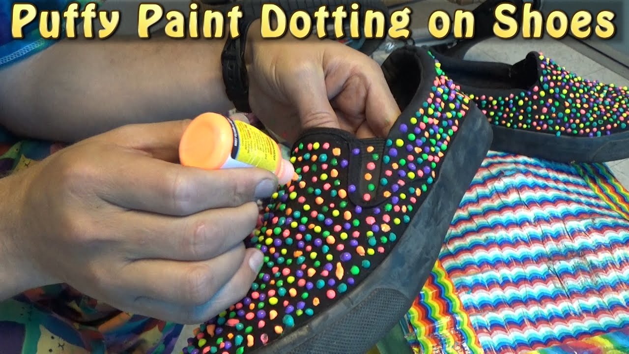 How to Puffy Paint Shoes