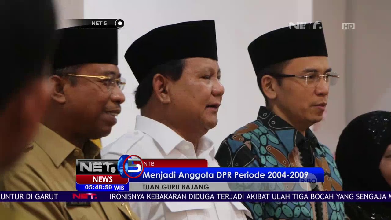 Sepak Terjang Karir Politik Tuan Guru Bajang-NET 5