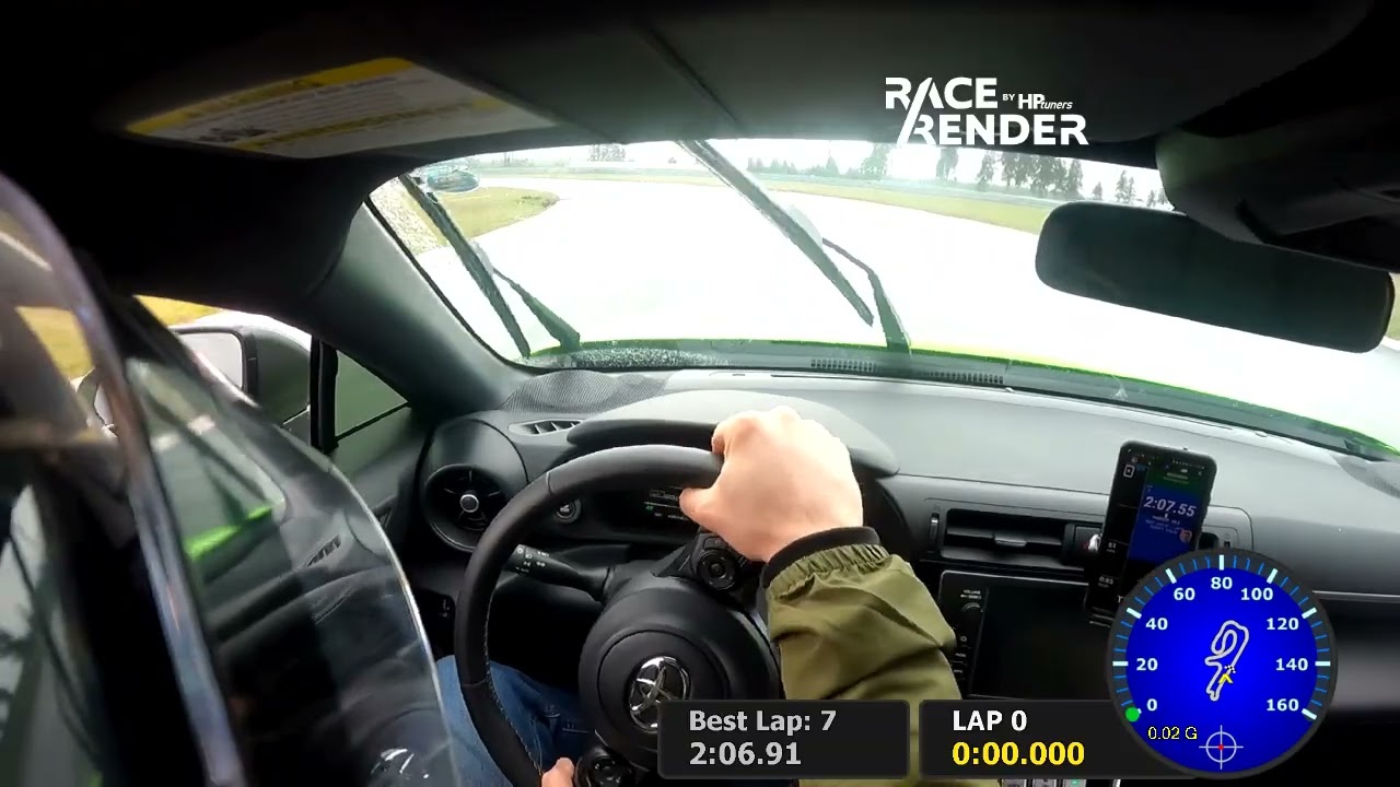 Absolutely flying in the rain in my 2022 GR86 at The Ridge Motorsports Park